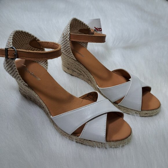 Barbour Shoes - Barbour NEW Espadrille Wedge Sandals Size 7 Made In Spain